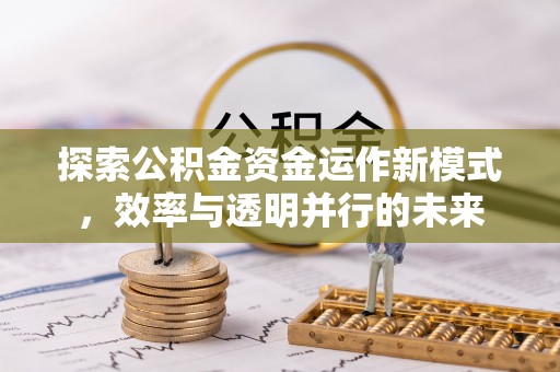 靖州探索公积金资金运作新模式，效率与透明并行的未来
