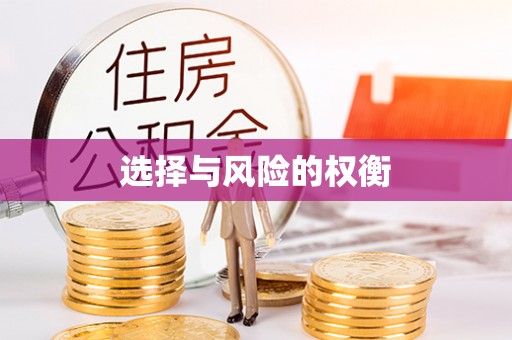 靖州选择与风险的权衡